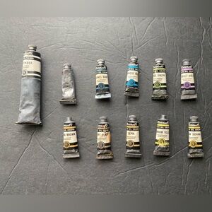 Marshall’s Photo Oil Colors Paint And Extender lot of 11
